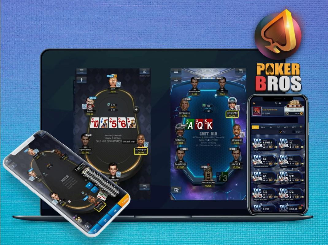 Mobil ve masaüstü cihazlarda PokerBros masaları